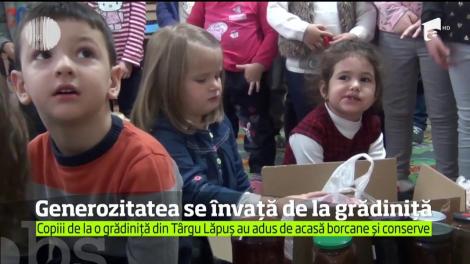 Generozitatea se învață de la grădiniță