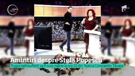 Stela Popescu a adus împreună sute de oameni de teatru şi film, dar şi simpli admiratori. La Teatrul Constantin Tănase, se aduc ultimele omagii