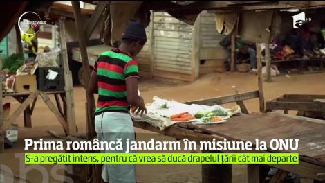 Pentru prima dată, România este reprezentată la ONU de o femeie jandarm!