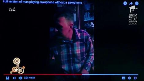 Smiley News! Cel mai tare cântăreț la saxofon