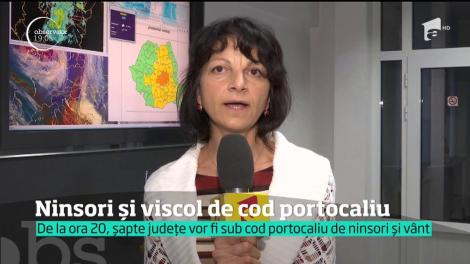 România, în faţa primului cod portocaliu de NINSORI din acest sezon: Zăpada ar putea depăși un metru! Va fi iarnă şi în Capitală: Anunțul Primăriei!