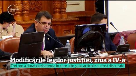 Modificarile legilor justitiei, ziua a IV-a