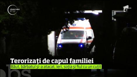 Ameninţaţi cu toporul şi cuţitul, chiar de capul familiei!