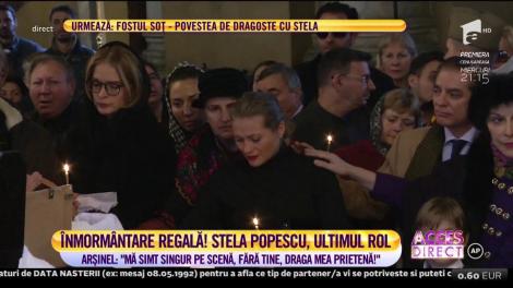 Semne divine la înmormântarea Stelei Popescu! Crucea și tabloul s-au prăbușit în același timp: Zgomotul i-a cutremurat pe toți!