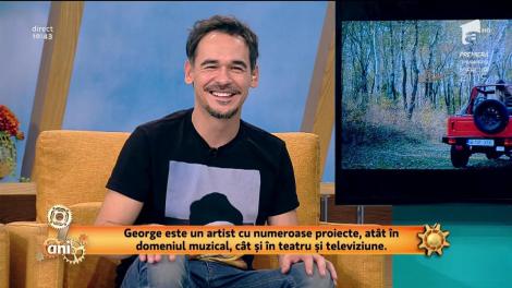 George, un tătic fericit: "David este un copil serios, râde doar la glume foarte bune"