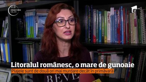 Tone de deşeuri sufocă plajele de pe litoralul românesc
