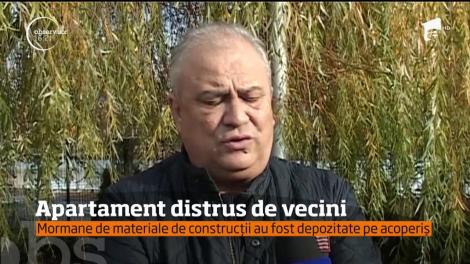 Apartamentul unui bărbat din Târgu-Jiu, distrus de vecini