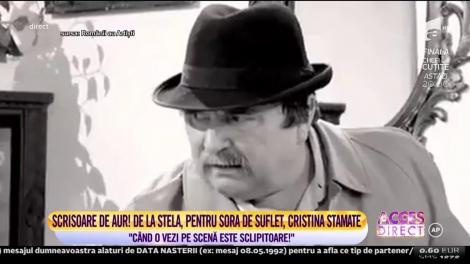 Scrisoare de aur! De la Stela, pentru sora de suflet, Cristina Stamate!