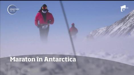 55 de participanţi au alergat la Maratonul Îngheţat din Antarctica