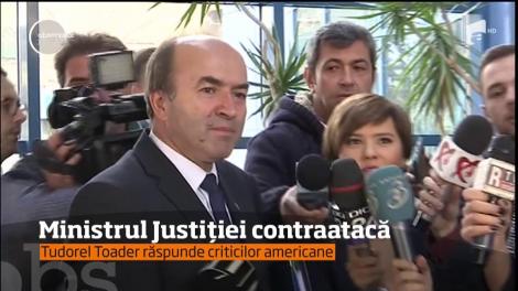 Ministrul Justiției contraatacă! Tudorel Toader răspunde criticilor americane