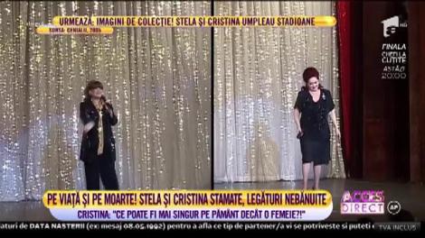 Pe viaţă şi pe moarte! Stela Popescu și Cristina Stamate, legături nebănuite. ”A luat-o cu ea, tabloul și crucea de la înmormântare au prevestit!”