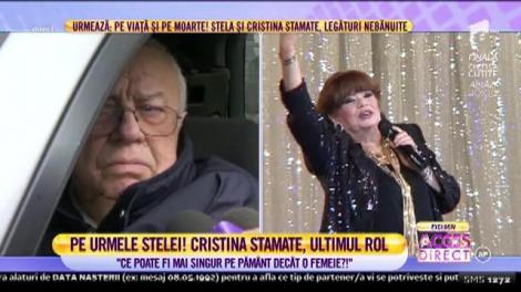Pe urmele Stelei Popescu! Cristina Stamate, ultimul rol în prezența celor care au iubit-o și au urmărit-o o viața întreagă