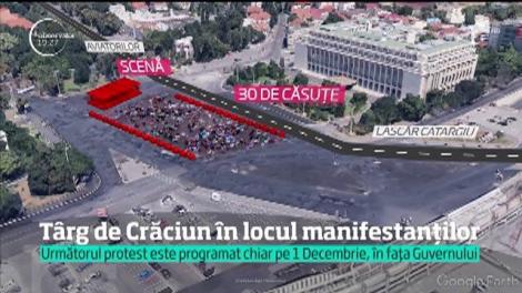 Primăria organizează, în premieră, un Târg de Crăciun în Piaţa Victoriei