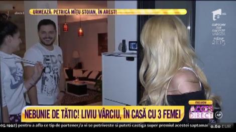 Liviu Vârciu, aşa cum nu l-aţi mai văzut niciodată. De când a devenit tătic pentru a doua oară, este de nerecunoscut: "Eu nici nu am vrut să o iau în braţe, când s-a născut, la cât era de mică. Era cât două palme ale mele!"