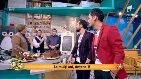 24 DE ANI DE ANTENA 1. Horia Brenciu și Cătălin Oprișan, căteva versuri pentru Vlăduț și tortul aniversar, "Prietenia"