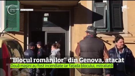 Au fost scene de război într-o clădire din oraşul italian Genova, supranumită "blocul românilor"