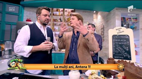 24 de ani de Antena 1! Vlăduț pregăteşte tortul "Prietenia"