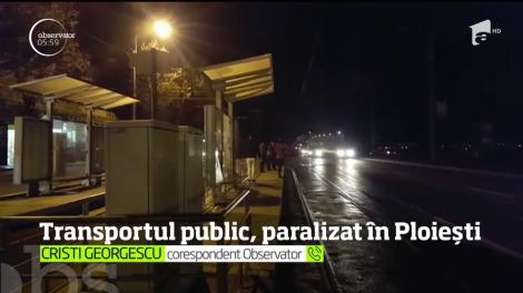 Transportul public în Ploieşti este paralizat, după ce salariaţii Transport Călători Express au intrat în grevă generală!