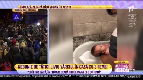 Liviu Vârciu: "Fiica mea a făcut pipi pe mine, la propriu"
