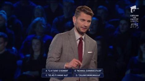 O sumă fabuloasă câştigată de Ștefania și Florin la runda a treia: 232 516 RON!