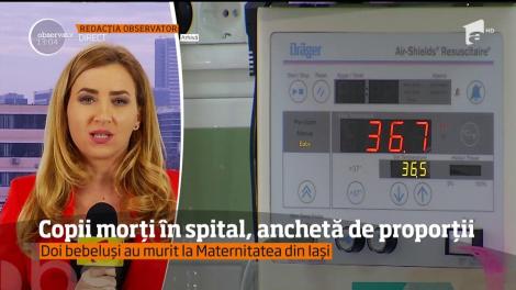 Anchetă de proporţii la Maternitatea Cuza Vodă din Iaşi, cea mai mare din Moldova