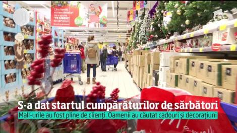 S-a dat startul cumpărăturilor de sărbători