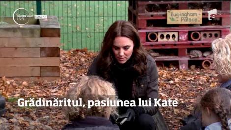 Ducesa de Cambridge se relaxează prin grădinărit