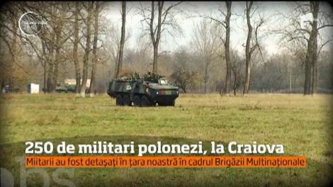 250 de militari polonezi, la Craiova