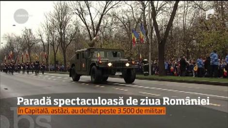 Paradă spectaculoasă de Ziua Națională a României