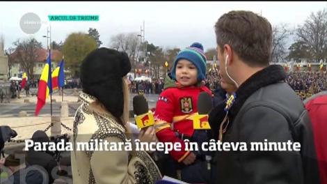 99 DE ANI DE LA UNIREA DE LA ALBA IULIA. Eroii de mâine se formează acum. Are numai patru ani și are vise mari