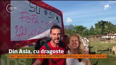 Urări pentru România de la vedetele din ASIA EXPRESS: "La muți ani, Românie! Îmi este dor de tine"