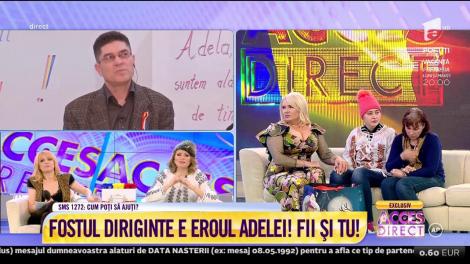 Fostul diriginte e eroul Adelei! Fii şi tu!