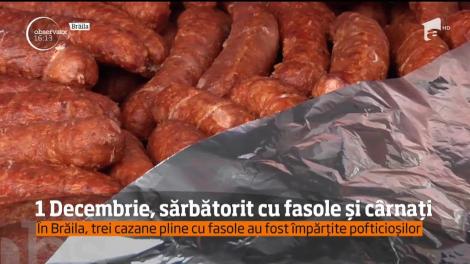 1 Decembrie, sărbătorit cu fasole şi cârnaţi