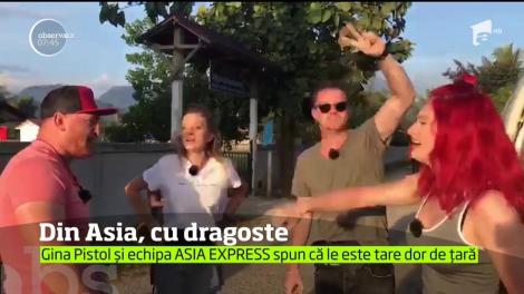 Urări pentru România de la vedetele din ASIA EXPRESS
