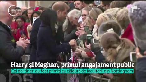 Prințul Harry și Meghan Markle, primul angajament public