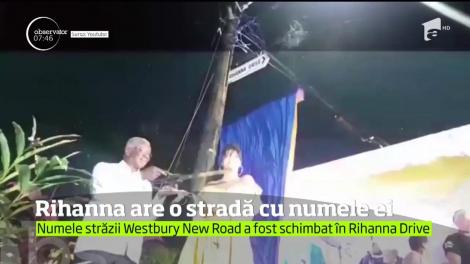 Rihanna are o stradă cu numele ei