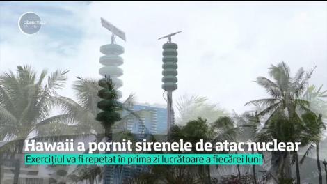Hawaii a pornit sirenele de atac nuclear