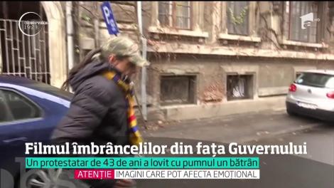 Anchetă după scandalul din Piaţa Victoriei, când decorul târgului de Crăciun a fost demontat de către protestatari