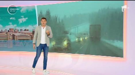 Viscolul a lovit România. Ninge în aproape jumătate de ţară, iar temperaturile au ajuns la minus 20 de grade