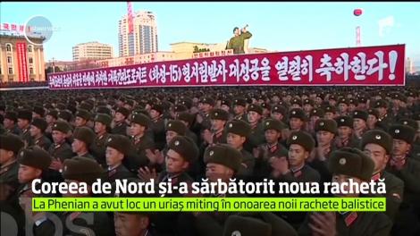 Coreea de Nord și-a sărbătorit noua rachetă balistică