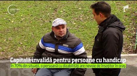 Ca într-o capcană! Şi discriminaţi. Aşa se simt persoanele cu handicap