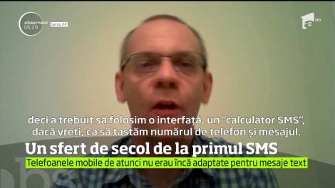 S-au împlinit 25 de ani de când a fost trimis primul mesaj SMS din istorie
