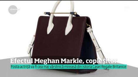 Meghan Markle, logodnica prinţului Harry, a devenit în timp record un fenomen al modei! Geanta purtată de viitoarea prinţesă la un eveniment, epuizată în doar 11 minute