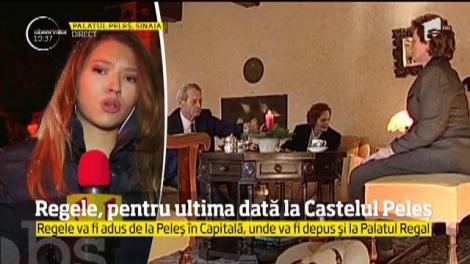 Regele, pentru ultima dată la Castelul Peleș