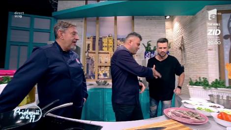 Costel Dumitru şi Bodo au gătit  o super rețetă de "Calamar umplut cu caşcaval grecesc"! Acesta e deliciul ce nu vrei să-ți lipsească de la mesele festive!