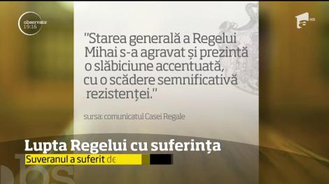 Lupta Regelui cu suferința! Primele semne ale bolii au apărut în 2016