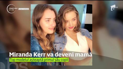 Miranda Kerr va deveni mamă pentru prima oară