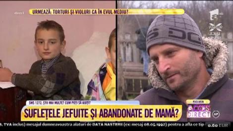 Marcel se străduieşte să fie şi mamă şi tată pentru cinci suflete: "Copiii, pentru mine, înseamnă tot! Totul!"