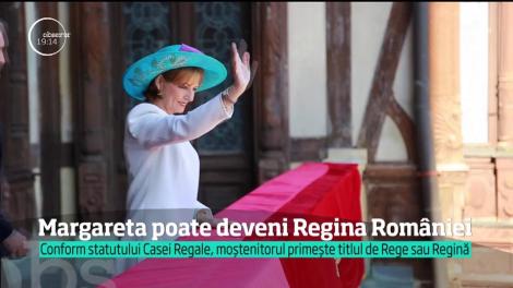 Întrebarea care stă pe buzele tuturor: Avem sau nu REGINĂ? Margareta se semnează, momentan, ca fiind CUSTODE AL COROANEI