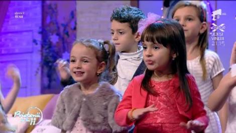 Magia Crăciunului a ajuns la "Prietenii de la 11"! Te molipseşti de bucurie dacă îi asculţi puştii de la "Atelierul de Muzică Piticii lu' Soreasca"